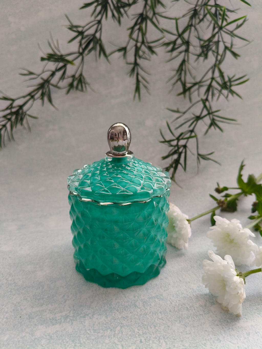 Little Diamonds verde turchese