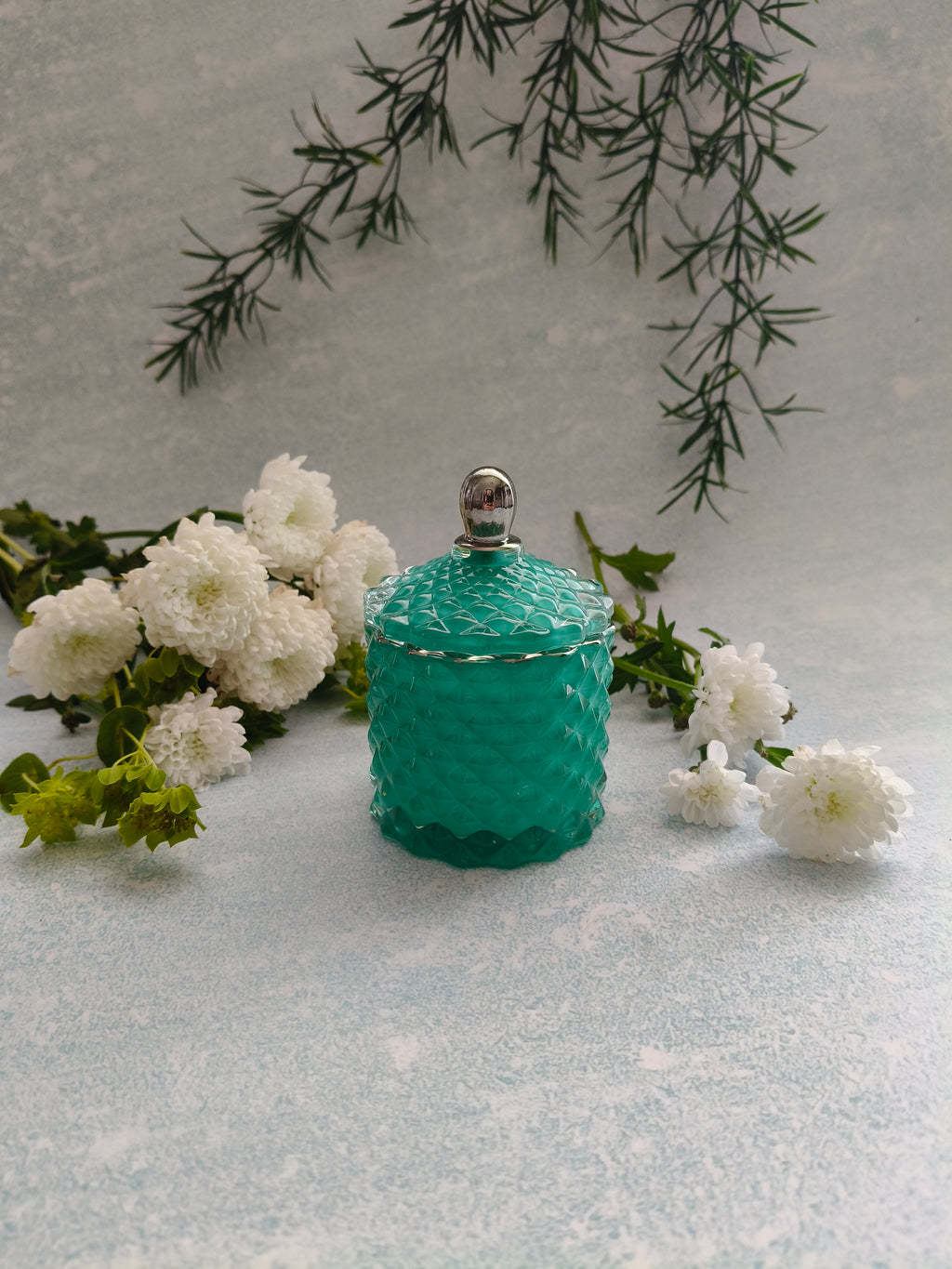Little Diamonds verde turchese