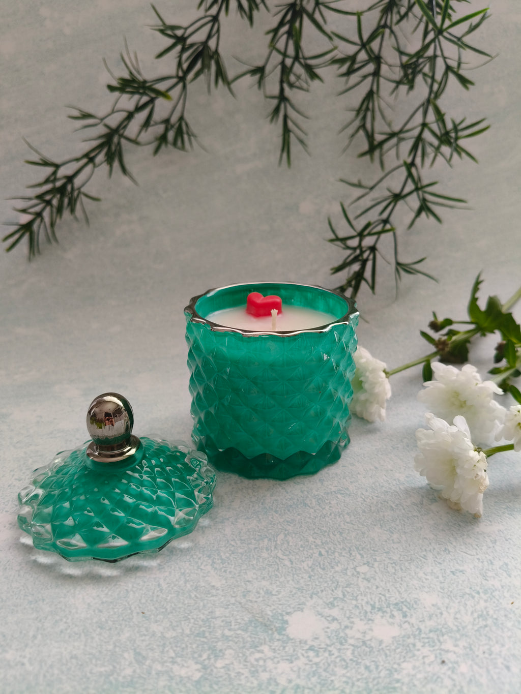 Little Diamonds verde turchese