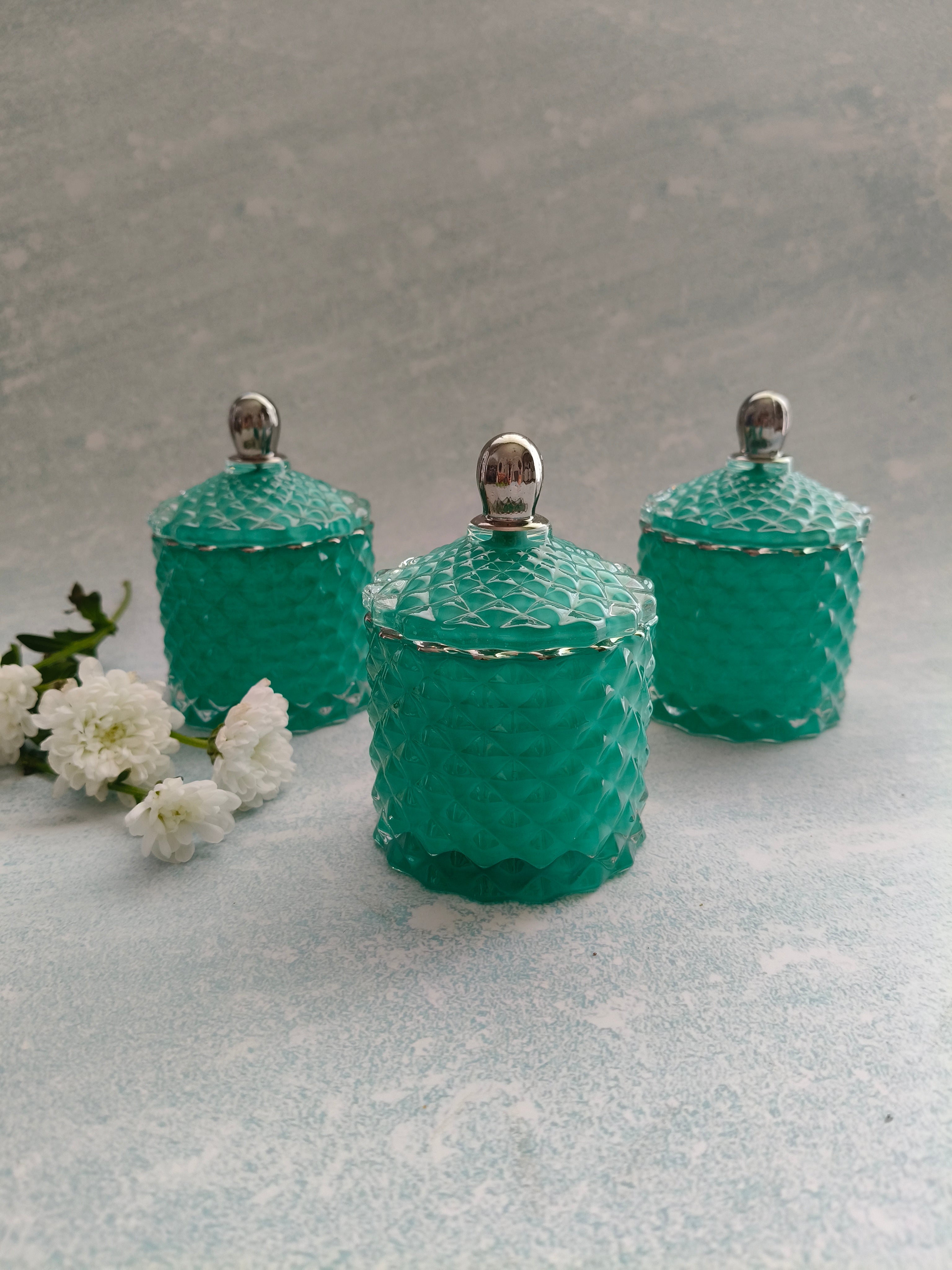 Little Diamonds verde turchese